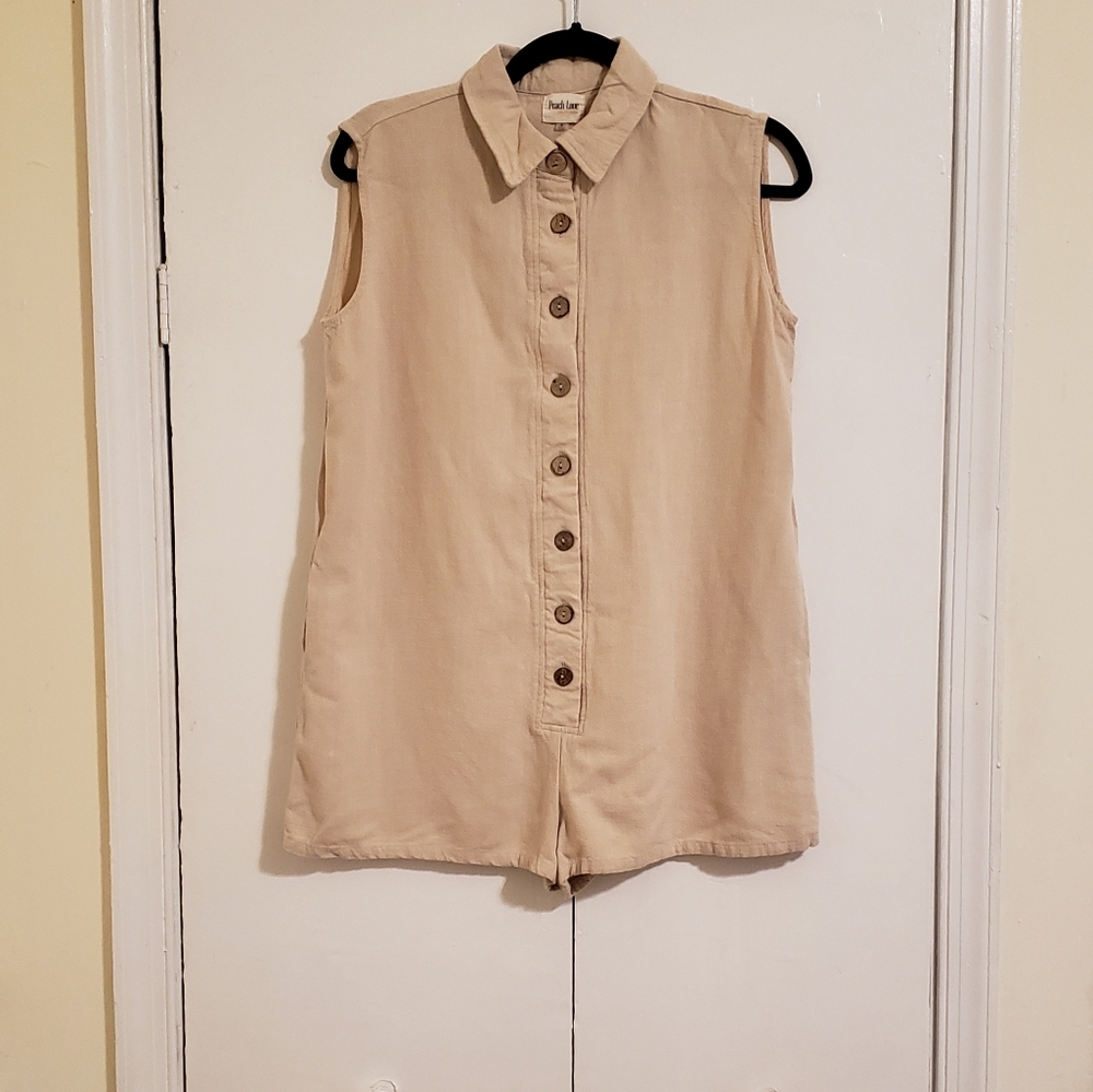 Peach Love Romper